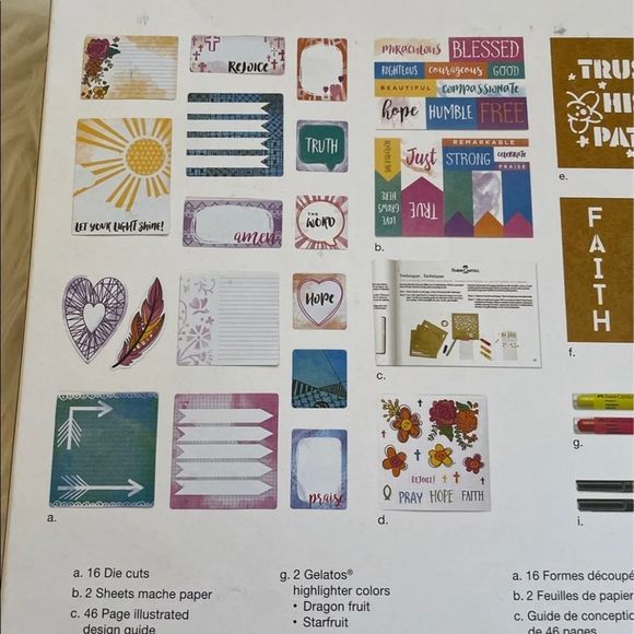 47 piece Faber-Castel Bible Journaling Kit - Picture 4 of 5